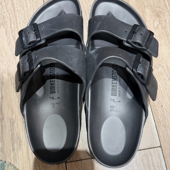 Birkenstock Grey Waterproof Slide Sandals - Picture 2 of 4